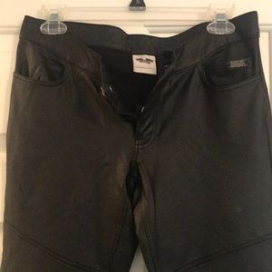 Harley Davidson Faux Leather Leggings